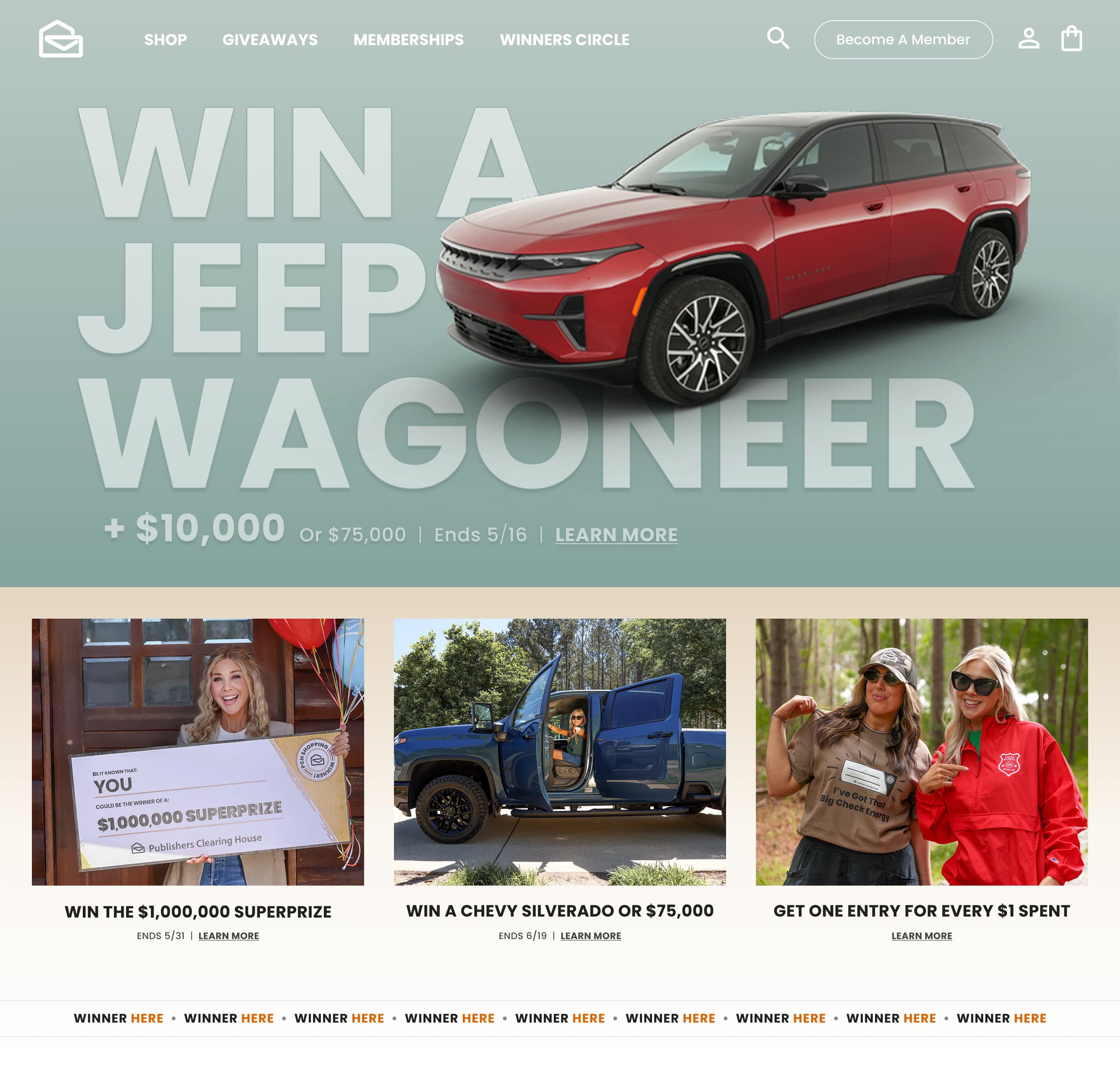 Publishers Clearing House / Arb Interactive — Shopify Plus catalogue rebuild for Publishers Clearing House: 1.9M monthly visits, 3s to sub-1-second loads, zero downtime